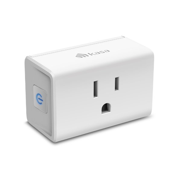 TP-Link Kasa Smart Plug Mini EP10 compact smart plug installed in wall outlet