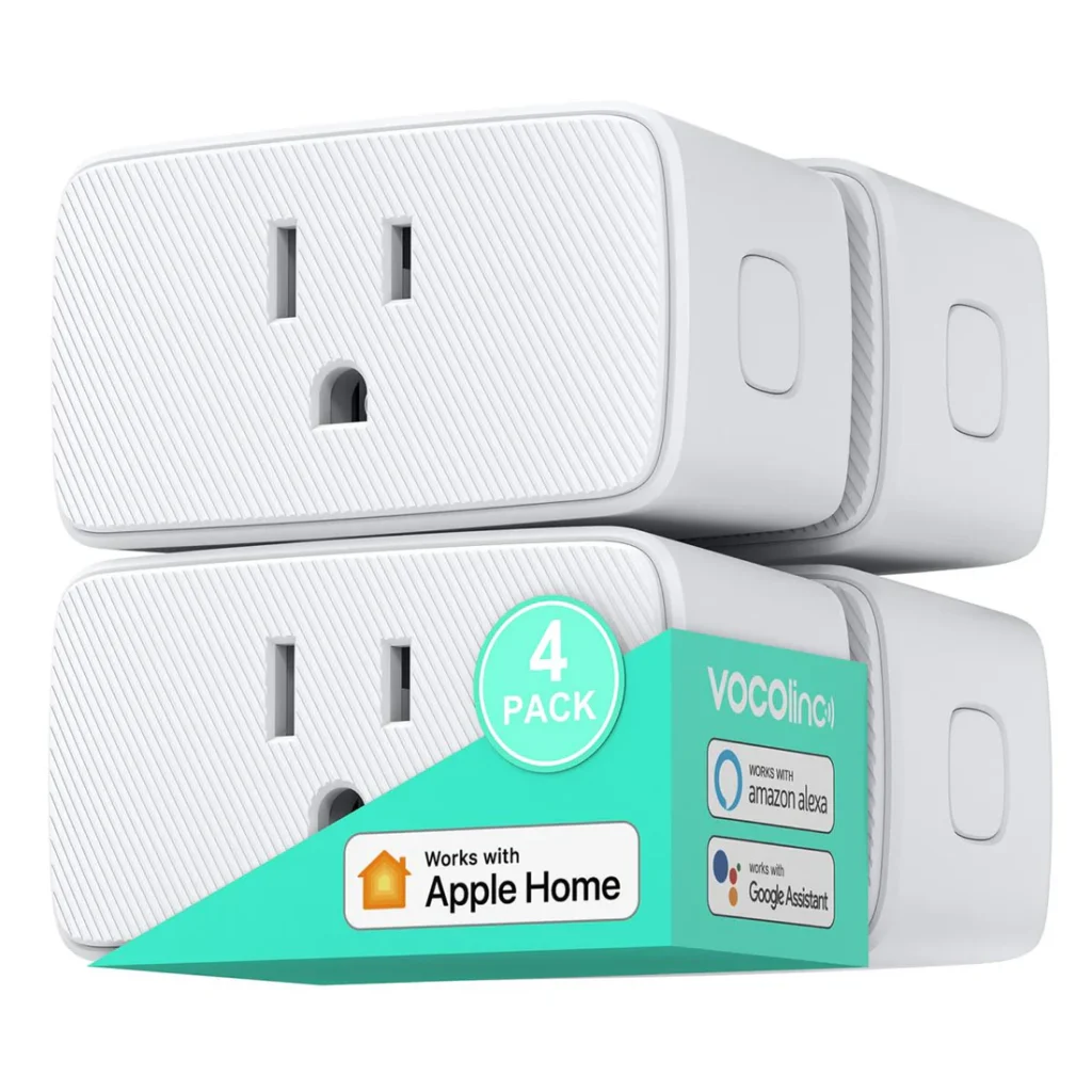VOCOlinc smart plug compatible with Apple HomeKit controlling a fan